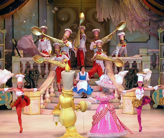 beauty and the beast live on stage at disney's hollywood studios