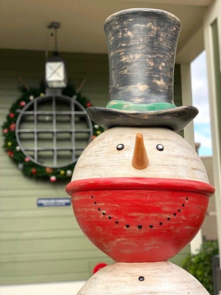 disney springs snowman holiday decoration