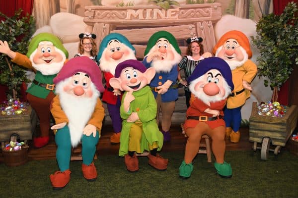 Seven Dwarfs at Mickey's Not-So-Scary Halloween Party