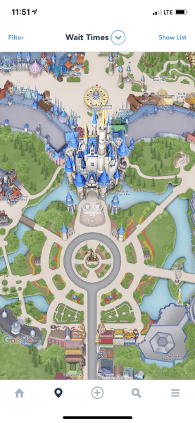 My Disney Experience Map