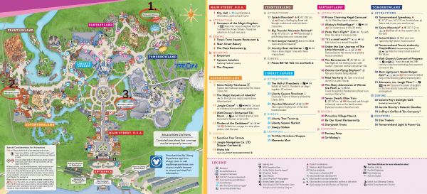 Magic Kingdom Relaxation Station map