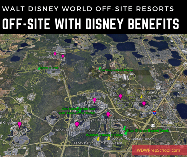 Offsite resorts with Disney benefits
