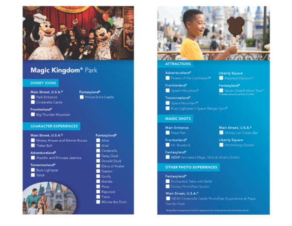 Magic Kingdom section of PhotoPass guide