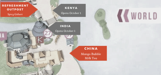 Food and Wine Festival - China booth map