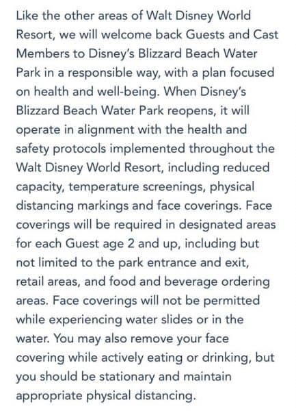 blizzard beach health and safety protocols