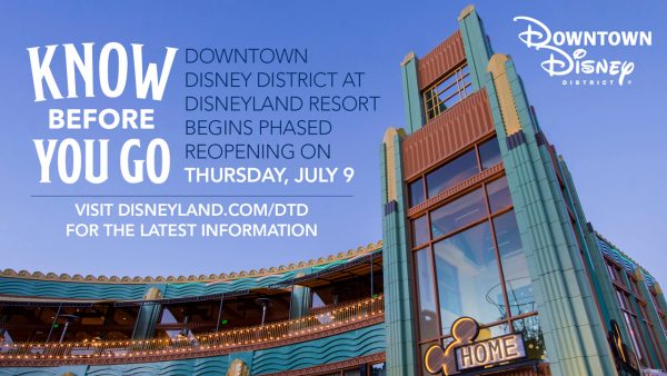 Downtown Disney reopening procedures