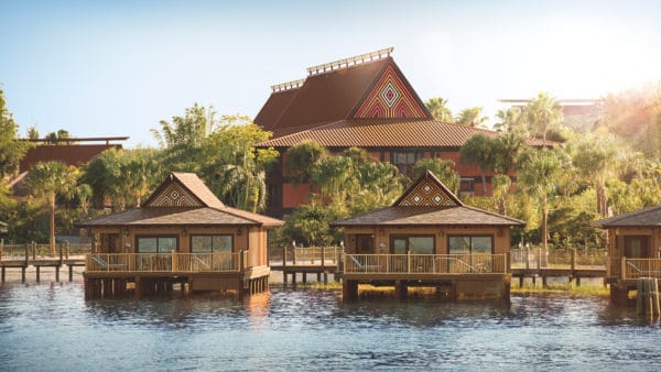Polynesian Villas bungelow over water