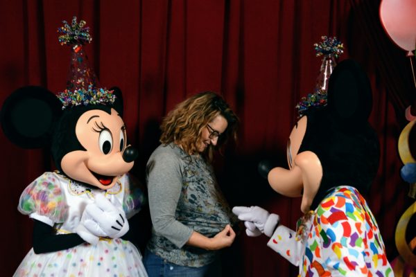 Meet Mickey and Minnie in Surprise Celebration outfits
