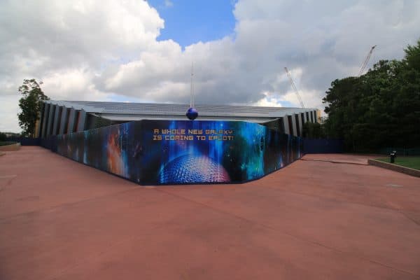 Guardians of the Galaxy epcot construction photo update may 2018