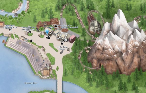 expedition everest location on map