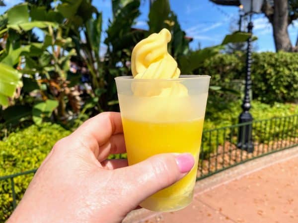dole whip with fanta - pineapple promenade - flower and garden 2022