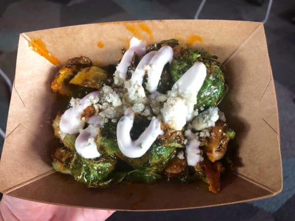 brussel sprouts at brew-wing epcot food and wine