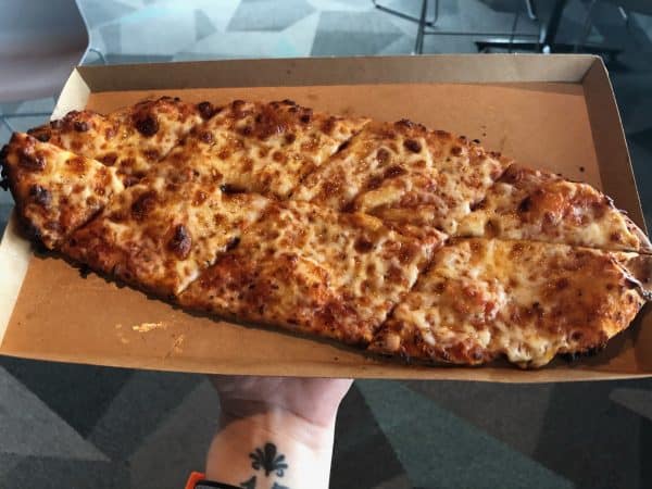 cheese flatbread at epcot food and wine 2021