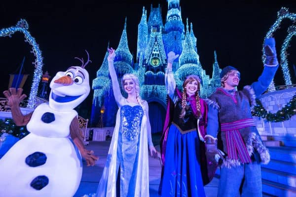 Anna and Elsa at Disney World