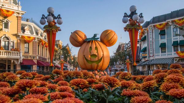Giant Mickey Pumpkin at Disneyland