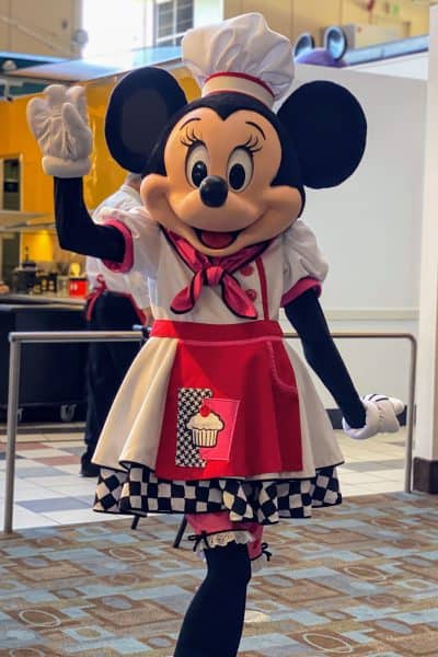 Minnie Mouse at Chef Mickey's