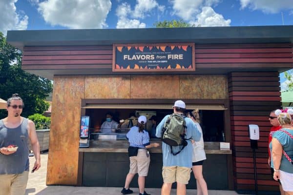 flavors from fire booth menu epcot international food and wine festival