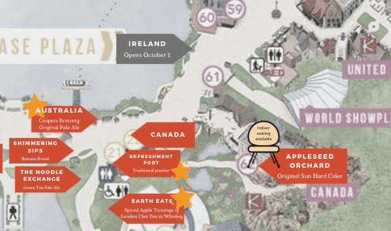 Food and Wine Festival - Ireland booth map location