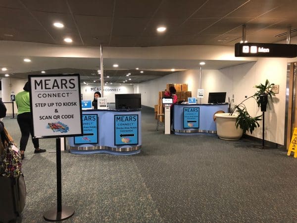 mears connect check-in desk