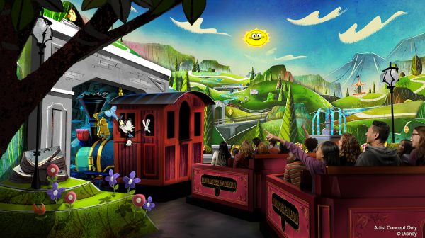 Mickey and Minnies Runaway Railway concept art