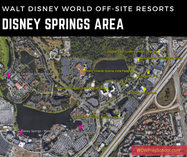 Disney Springs Resort Area Map