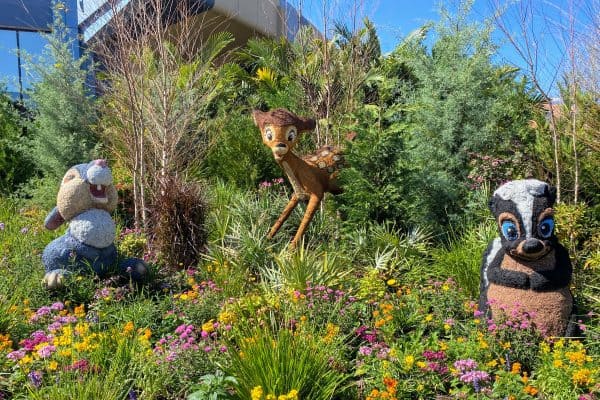 Bambi and Friends topiaries