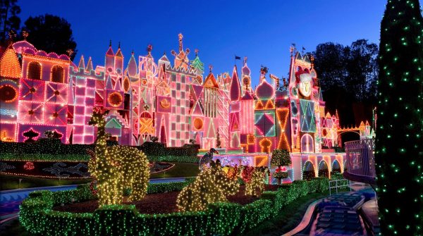 it's a small world holidays at Disneyland
