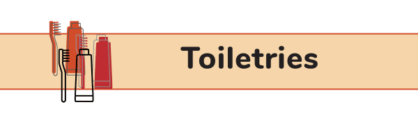 Disney Packing List toiletries