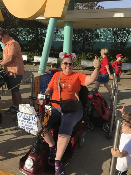 Using an ECV or scooter at Disney World