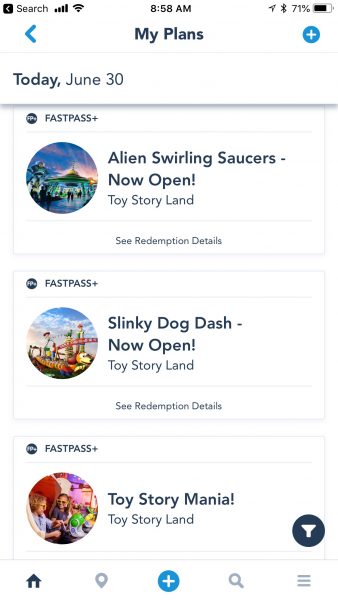 Toy story land attractions fastpass