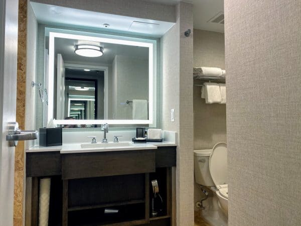 Hyatt Regency Day Use Room Bathroom