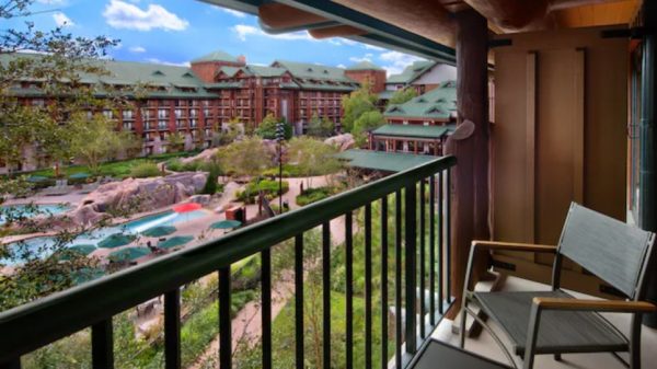 nature view from wilderness lodge room
